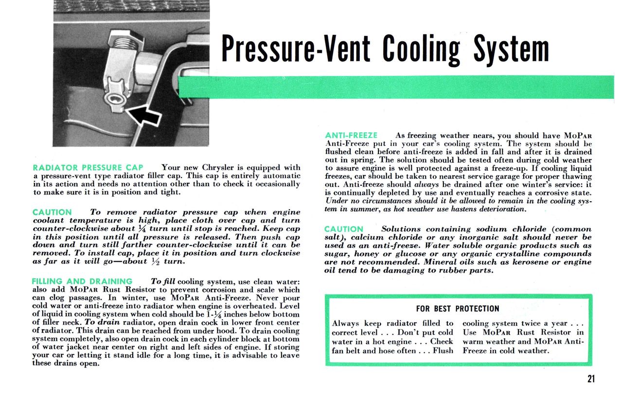 1954 Chrysler Owners Manual Page 27